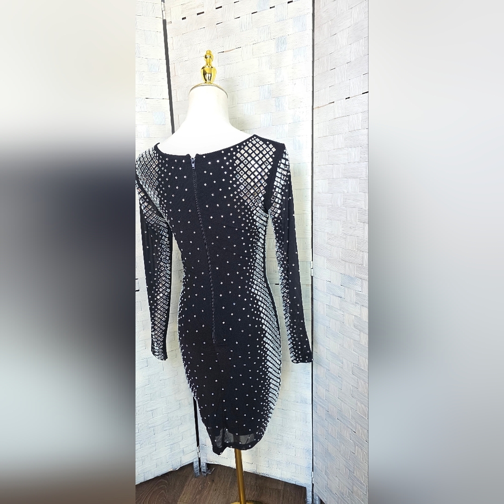 Symphony Black Mini Dress - Picture 6 of 11